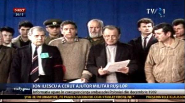 ce vorbit iliescu la telefon cu rusii in 22 decembrie tibanu marturie din tvr