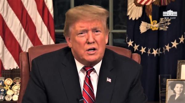 trump discurs televizat pentru a debloca discutiile pe buget