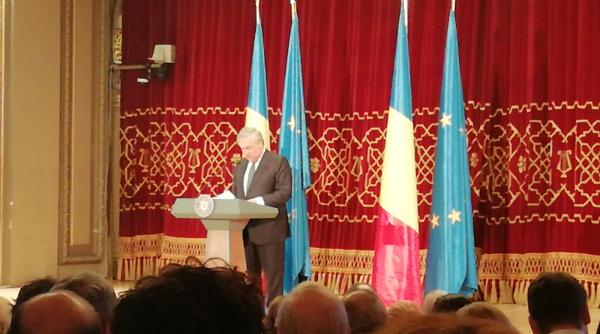 antonio tajani discurs in fata oficialilor romani