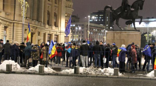 ministru la protestul de la ateneul roman foto