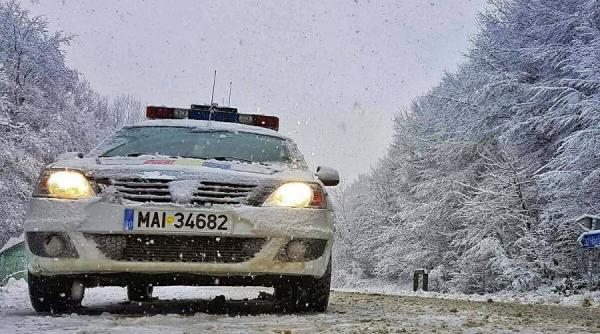 cnair restrictie de tonaj pe dn 11 intre poiana sarata si bacau din cauza ninsorii abundente