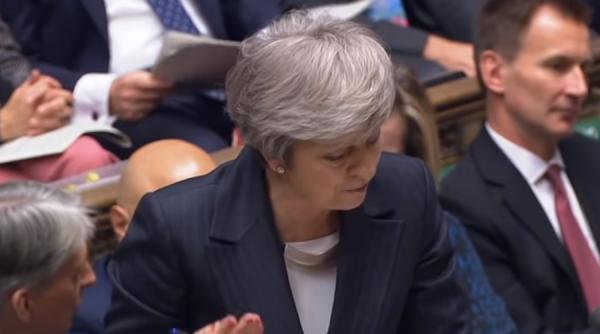 brexit theresa may mesaj in forta in fata camerei comunelor