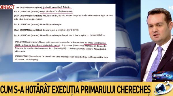 stenograme cum s a decis executarea primarului chereches