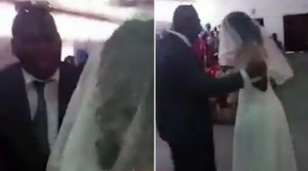 mire socat de amanta a aparut in rochie de mireasa la nunta lui video