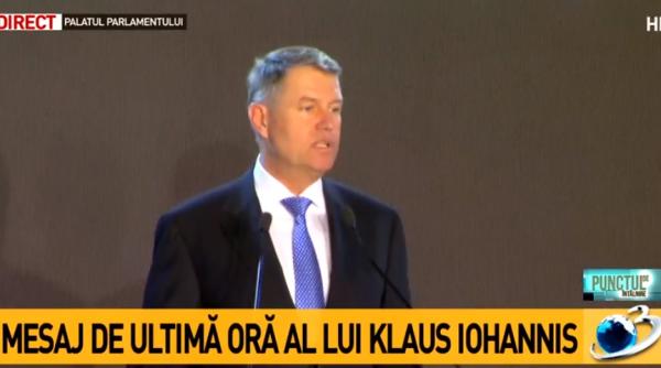 iohannis nou atac la guvern sa coboare cu picioarele pe pamant