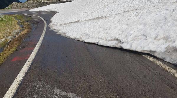 drum blocat de o avalansa in bistrita nasaud