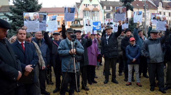 miting de protest pentru infiintarea unei facultati maghiare