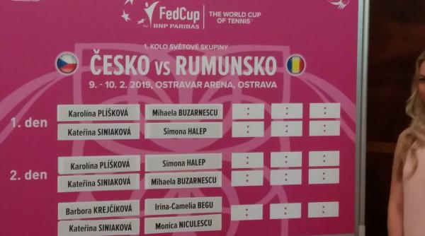 tenis  mihaela buzarnescu si karolina pliskova deschid intalnirea de fed cup dintre cehia si romania