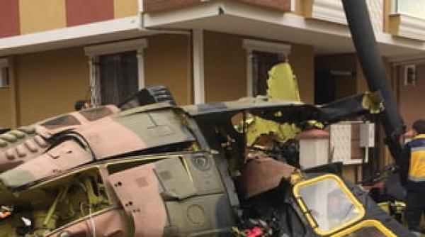 elicopter militar prabusit la istanbul mai multe ambulante intervin