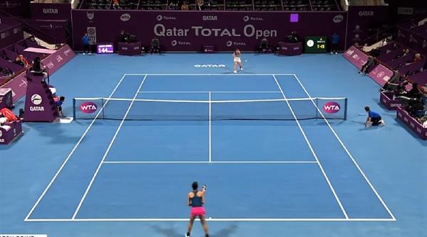 buzarnescu ostapenko rezultat in primul tur la doha
