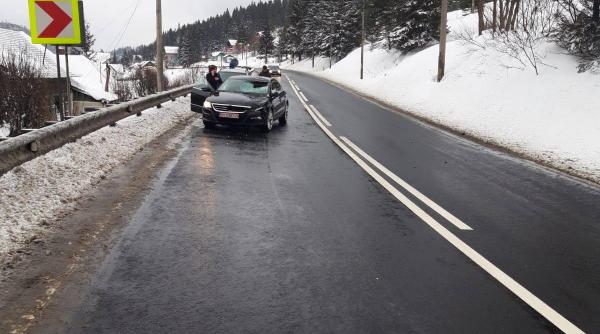 accident neobisnuit la iesirea din predeal spre bucuresti probleme de trafic