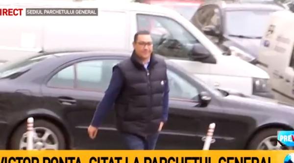 victor ponta citat la parchetul general