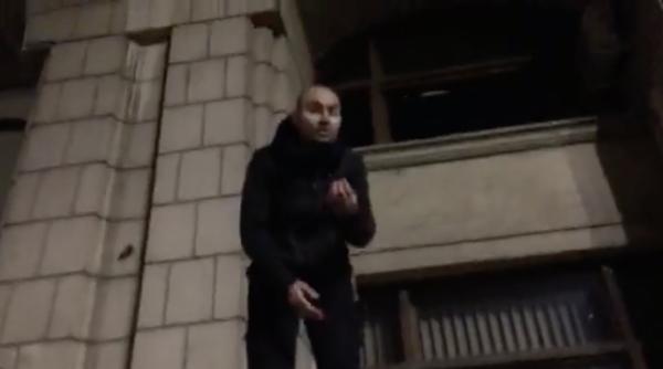 evelina morar si dide ridicati de jandarmi protest la ministerul justitiei