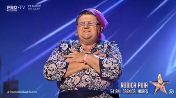 romanii au talent rodica pacurar moment neasteptat cine a urcat pe scena