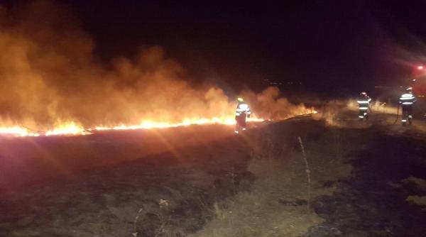 tulcea  aproape 1 500 de hectare afectate de incendiul din dunavatu de jos