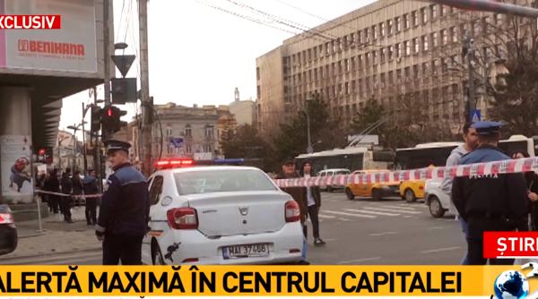 amenintare cu bomba in capitala