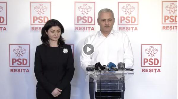 liviu dragnea declaratiile zilei la caras severin video