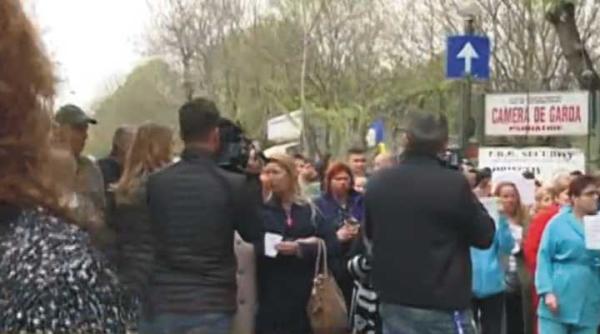 protest spontan la spitalul bagdasar arseni