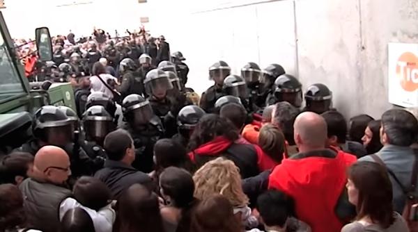 manifestatii masive astazi incidente cu politia