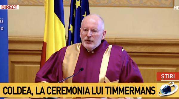 coldea la ceremonia lui timmermans in primul rand
