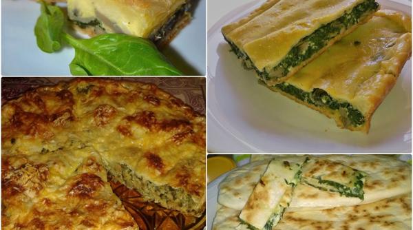 retete mancare post placinta cu spanac si ciuperci