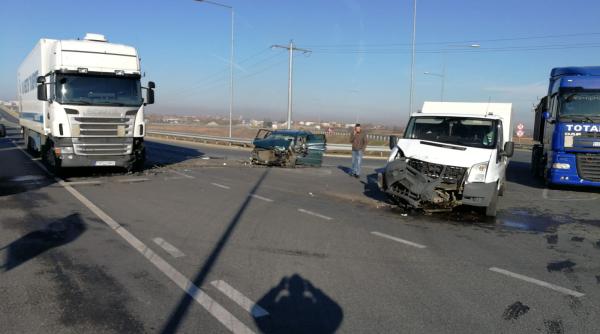 cinci persoane ranite intr un accident produs pe a1