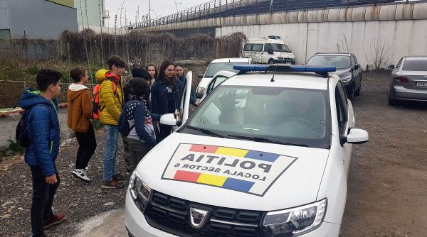 politistii sectorului 6 vizitati de elevii de scoala generala