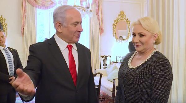 viorica dancila benjamin netanyahu intalnire la washington