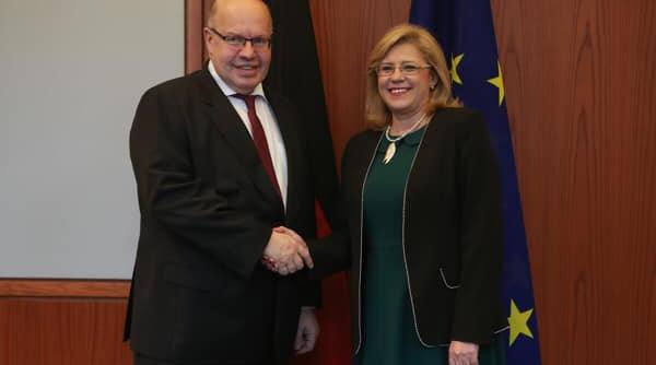 corina cretu intalnire cu ministrul pentru afaceri economice si energie al germaniei