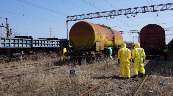 haghita  vagonul incarcat cu uran a fost transvazat dupa mai bine de 12 ore