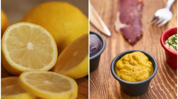 de ce sa pui o felie de lamaie peste mustar trucul pe care il vei folosi mereu