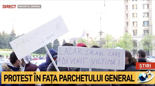 protest la parchetul general se cere demisia lui augustin lazar