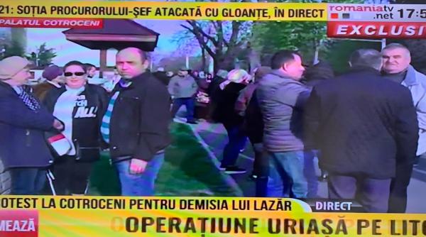 protest la cotroceni impotriva lui lazar si iohannis