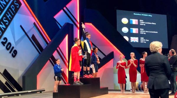 loredana toma tripla campioana europeana la campionatele europene de haltere