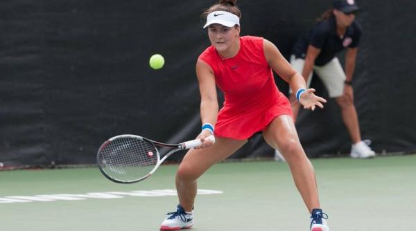 bianca andreescu lovitura pentru canada in meciul de fed cup