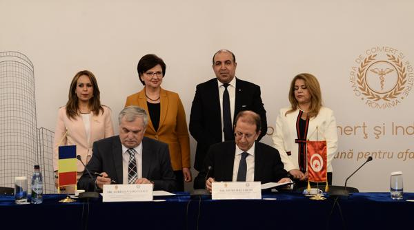 ccir si uniunea tunisiana a industriei comertului si artizanatului memorandum de intelegere