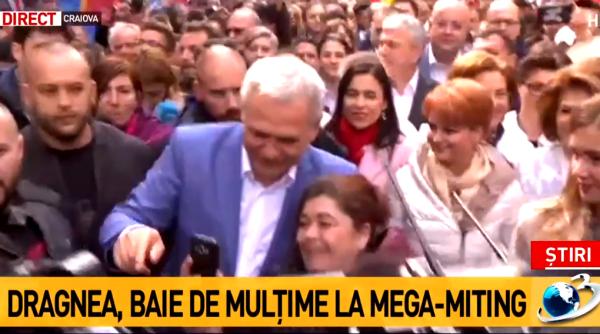 incidente la mitingul psd de la craiova barbat inarmat ridicat de jandarmi