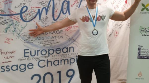 romeo tudorache medaliat la campionatul european de masaj ema 2019