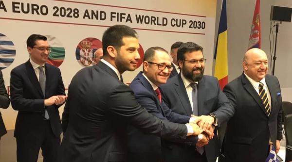 fotbal memorandum semnat intre guvernele romaniei  serbiei  bulgariei si greciei  pentru candidaturile la euro 2020 si cm 2030
