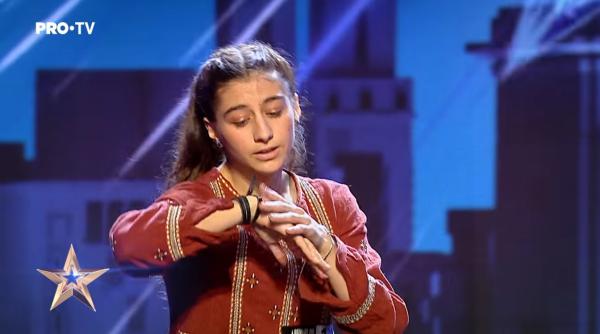 francesca fiica lui cristi dulca a dansat la romanii au talent mihai petre a fost impresionat