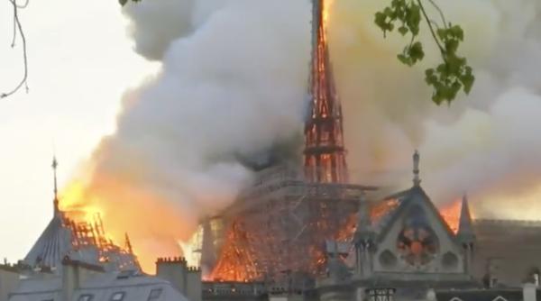 incendiul de la catedrala notre dame a suspendat campania electorala