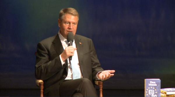 iohannis la evenimentul de lansare a cartii sale avem si noi un astfel de guvern