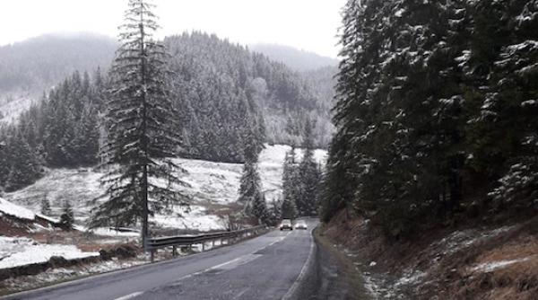 s a intors iarna in transilvania  avertizare pentru soferi