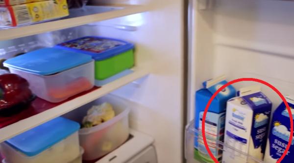 de ce sa nu pui cutia cu lapte pe usa frigiderului toti facem greseala asta