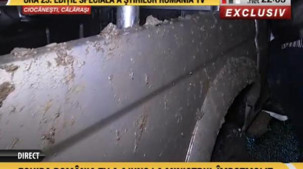 ministrul daea impotmolit in noroi in judetul calarasi