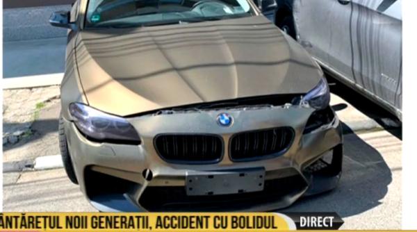 artist roman implicat intr un accident rutier si a luat permisul recent