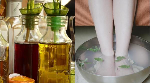 ce se intampla daca stai cu picioarele in apa cu otet 30 de minute rezultat surprinzator