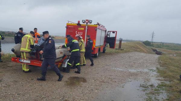 barbat salvat de la inec de pompierii militari