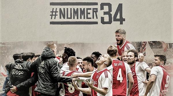 noua campioana a olandei pentru a 34 a oara ajax amsterdam