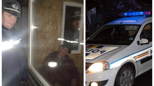 selfie cu agentii de paza care dorm control al politistilor din buzau la obiective pazite